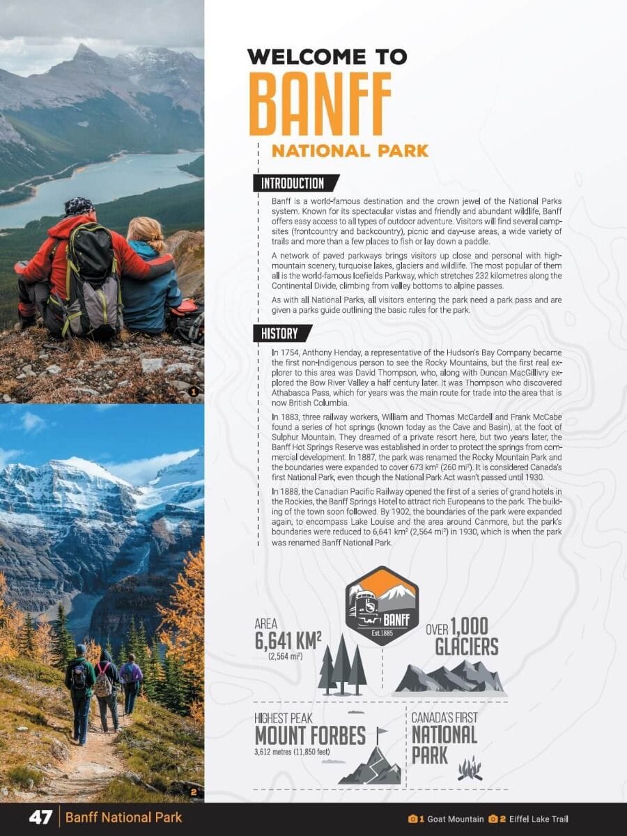 Canadian Rockies (Bristish Columbia, Alberta) MapBook | Backroads Mapbooks atlas Backroads Mapbooks 