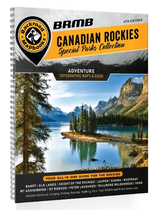 Canadian Rockies (Bristish Columbia, Alberta) MapBook | Backroads Mapbooks atlas Backroads Mapbooks
