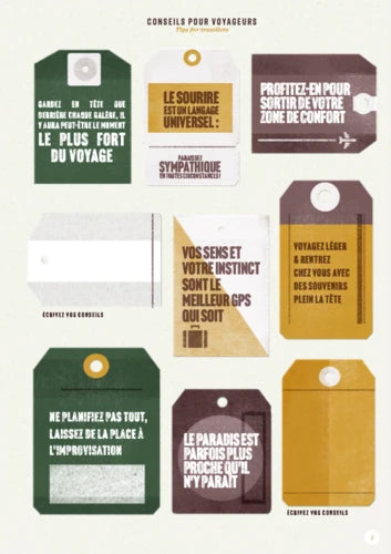 Carnet de tour du monde accessoire de voyage Aventura 
