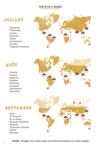 Carnet de tour du monde accessoire de voyage Aventura 