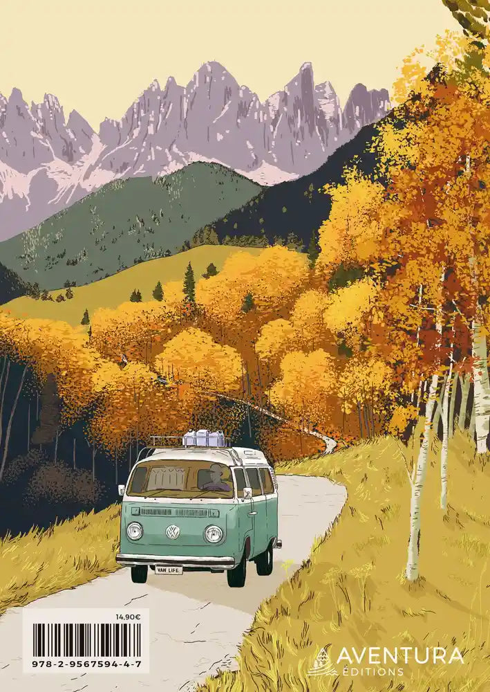 Carnet de vanlife accessoire de voyage Aventura 