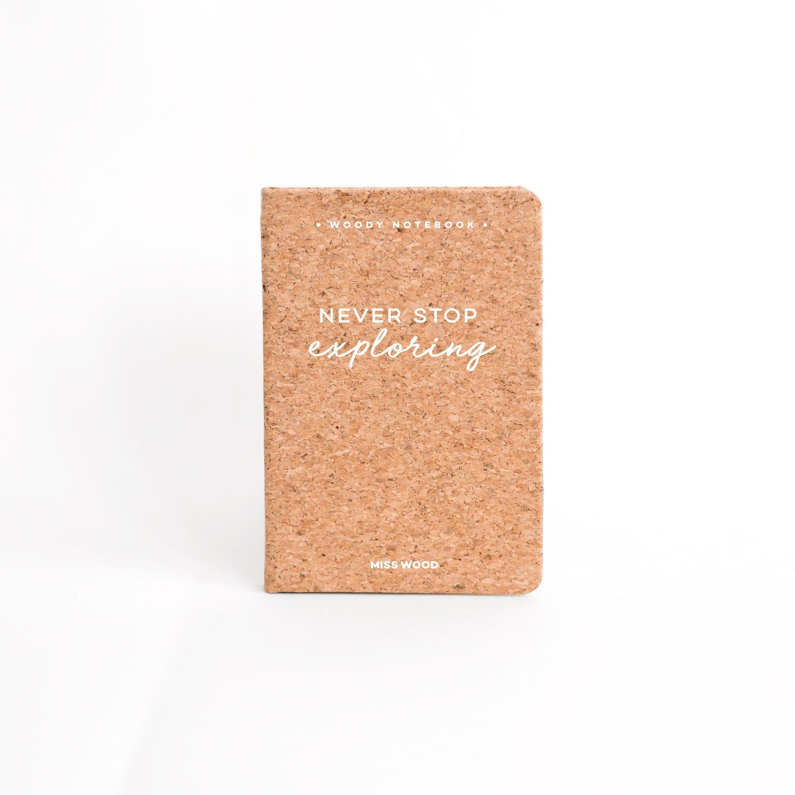 Carnet de voyage de poche en liège - format A6 (9 x 14 cm) | Miss Wood carnet de voyage Miss Wood Never stop exploring
