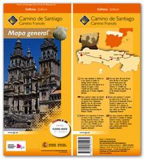 Carte - Chemin de St Jacques, vue d'ensemble | CNIG carte pliée CNIG 