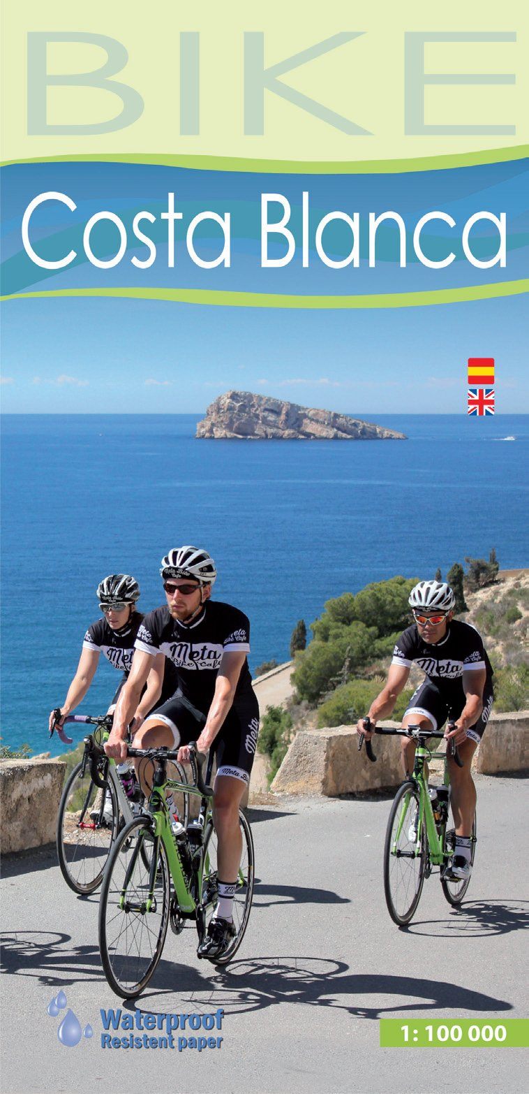 Carte cycliste - Costa Blanca | Alpina carte pliée Editorial Alpina 