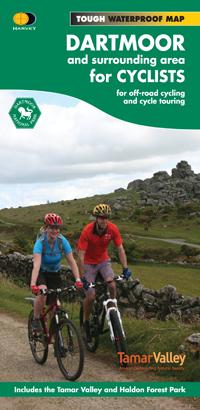 Carte cycliste - Dartmoor | Harvey Maps - Cycling maps carte cycliste Harvey Maps