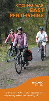 Carte cycliste - East Perthshire | Harvey Maps - Cycling maps carte pliée Harvey Maps 