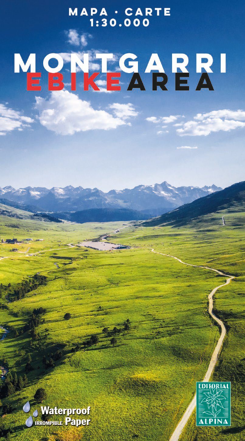 Carte cycliste - Montgarri E-Bike Area (Catalogne) | Alpina carte cycliste Editorial Alpina