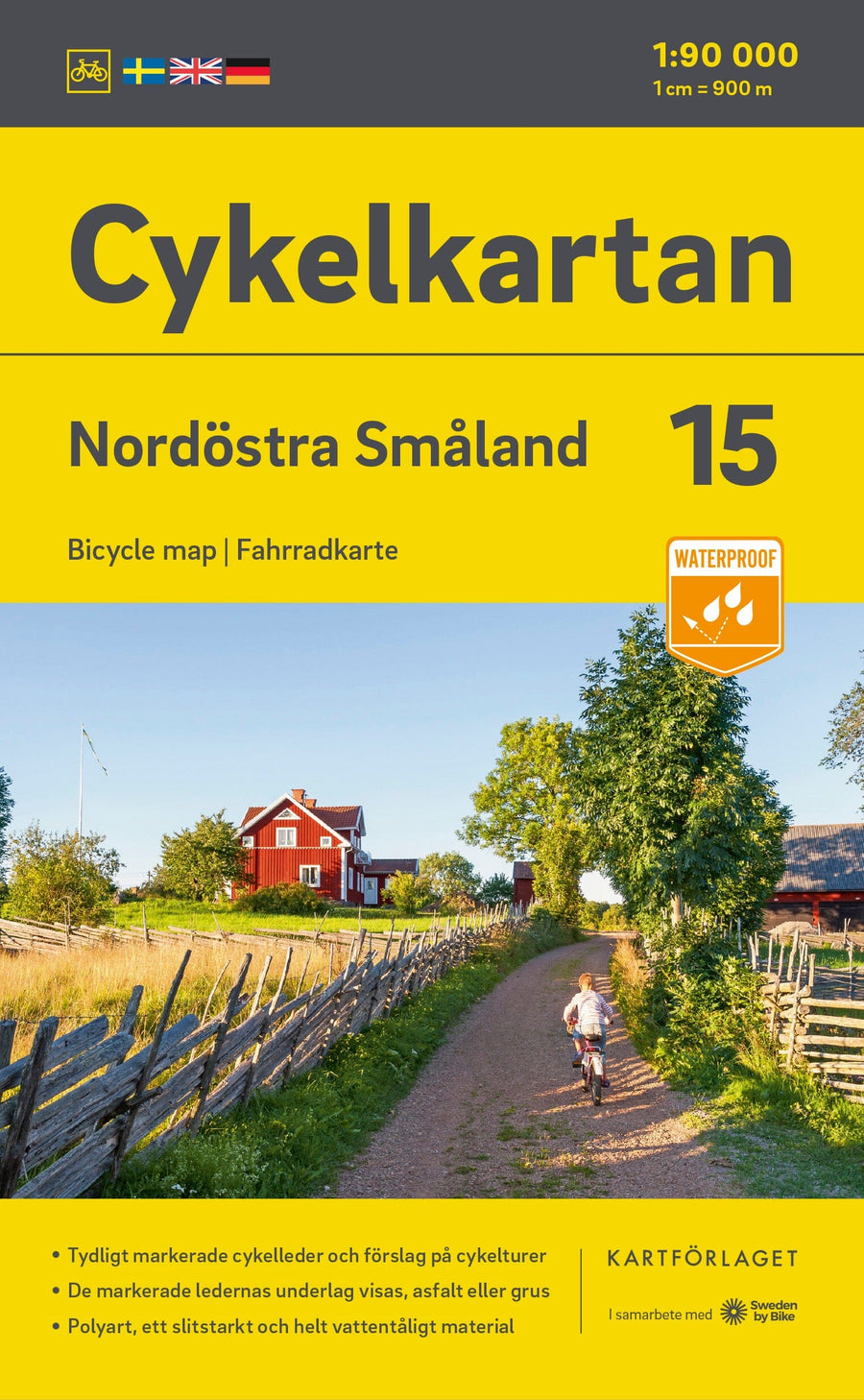 Carte cycliste n° 15 - Smaland Nord-est (Suède) | Norstedts carte pliée Norstedts 