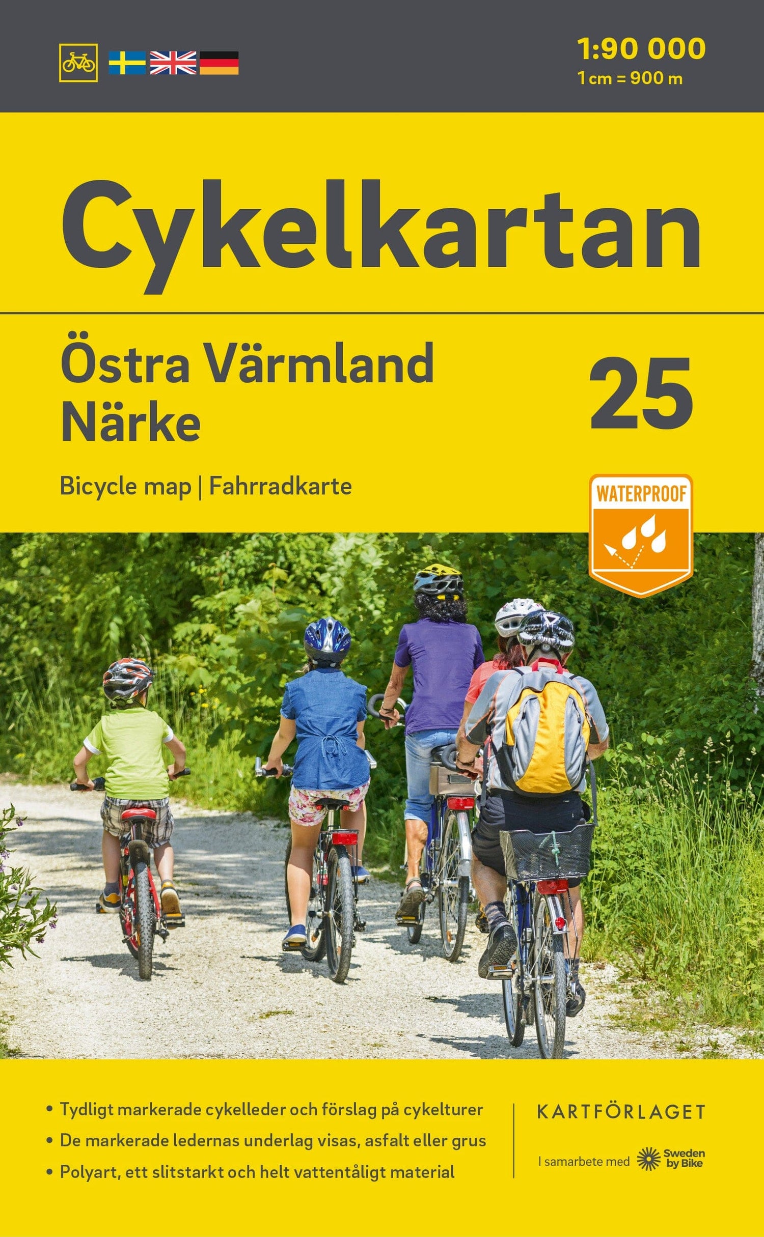 mountainbike värmland Cycling map No. 25 - Värmland Est/Närke (Sweden)