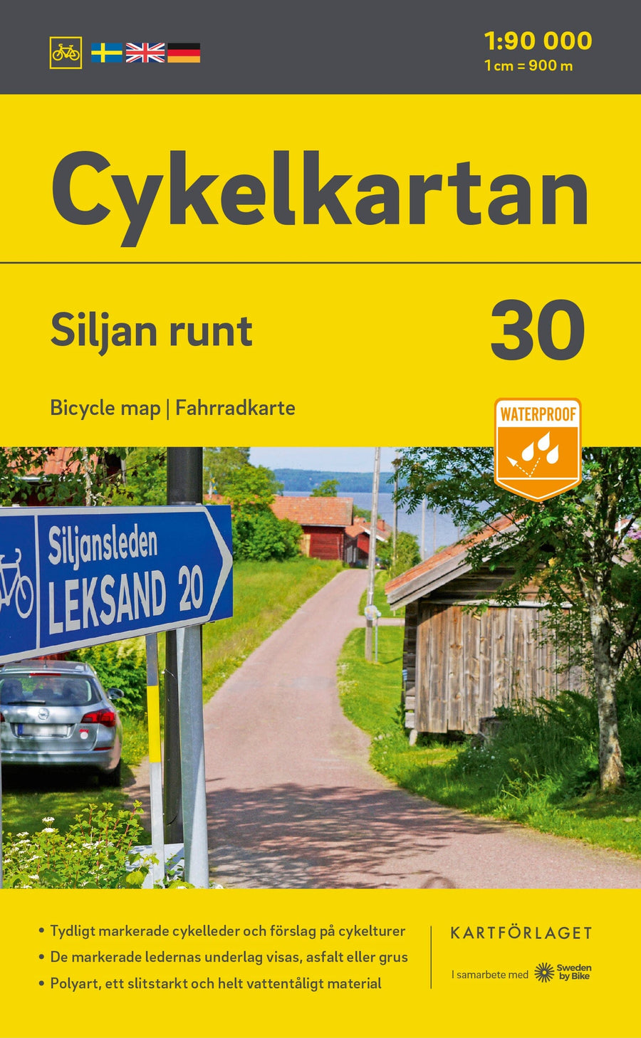 Carte cycliste n° 30 - Lac Siljan lac & environs (Suède) | Norstedts carte pliée Norstedts 