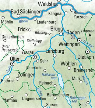 Carte cycliste n° VK.05 - Argovie (Suisse) | Kümmerly & Frey carte cycliste Kümmerly & Frey