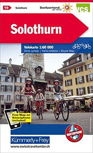 Carte cycliste n° VK.19 - Solothurn (Suisse) | Kümmerly & Frey carte cycliste Hallwag Kümmerly-Frey