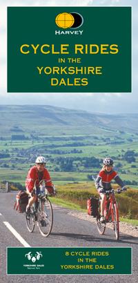 Carte cycliste - Yorkshire Dales, Cycle Rides | Harvey Maps - Cycling maps carte cycliste Harvey Maps