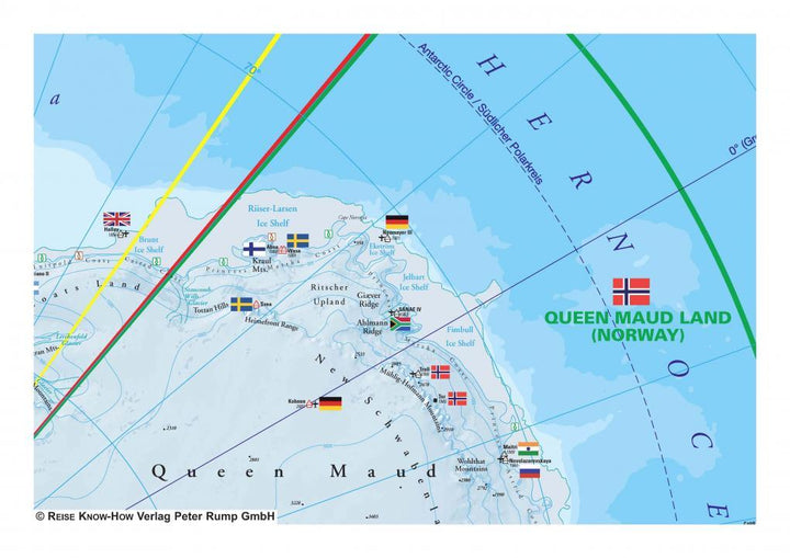 Carte de Antarctique | Reise Know How carte pliée Reise Know-How 