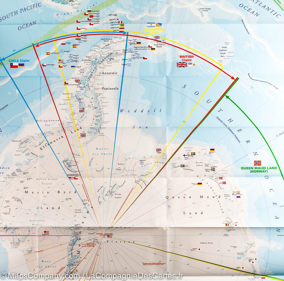 Carte générale - Antarctique | Reise Know How carte routière Reise Know-How