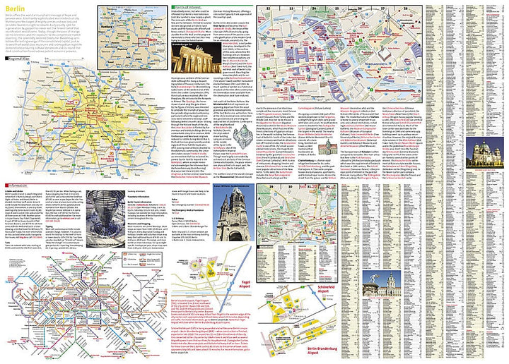 Carte de destination de Berlin (Allemagne) | National Geographic carte pliée National Geographic 