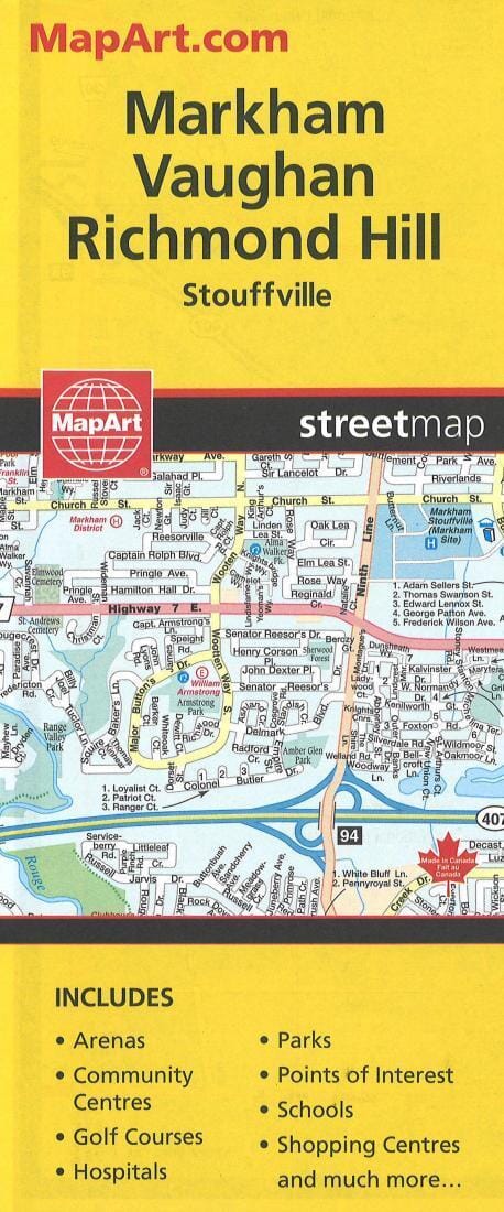 First Markham Place Map Markham Map | Canadian Cartographics Corporation – Cartovia