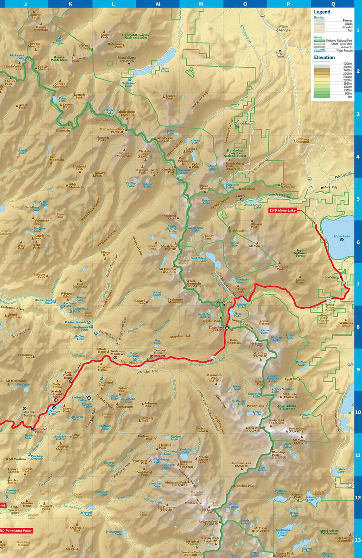 Carte de planification (en anglais) - Yosemite national park | Lonely Planet carte pliée Lonely Planet 