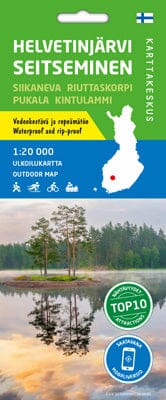 Carte de plein air n° 06 - Helvetinjärvi Seitseminen (Finlande) | Karttakeskus carte pliée Karttakeskus 