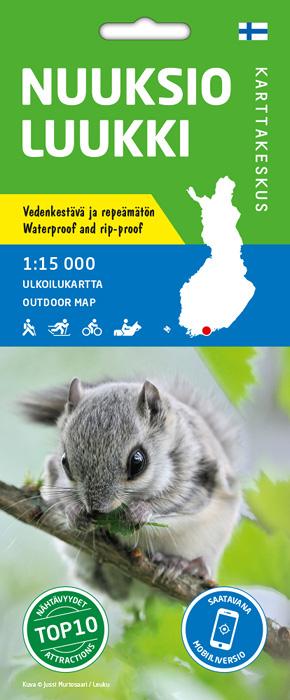 Carte de plein air n° 11 - Nuuksio Luukki (Finlande) | Karttakeskus carte de randonnée Karttakeskus