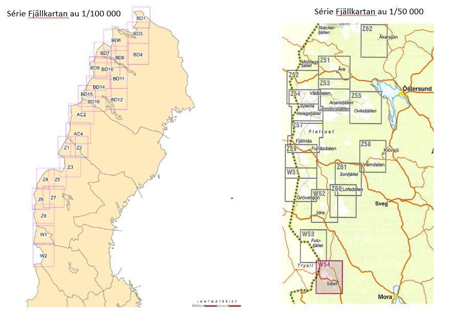 Carte de plein air n° BD4 - Kiruna (Suède) | Norstedts - Fjällkartan carte de randonnée Norstedts