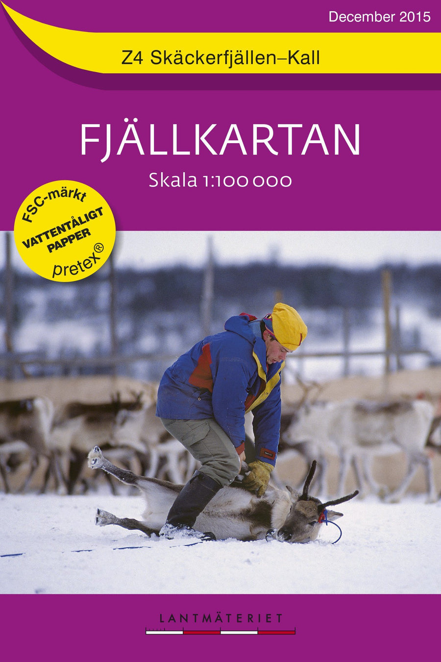 Carte de plein air n° SE.F.Z04 - Skäckerfjällen, Kall (Suède) | Norstedts - Fjällkartan carte pliée Norstedts 
