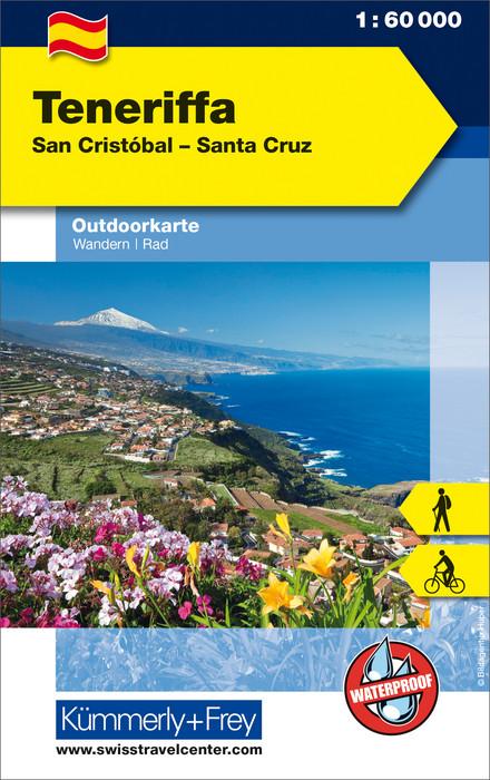 Carte de plein air n° WK.733 - Tenerife (Iles Canaries) | Kümmerly & Frey carte pliée Kümmerly & Frey 