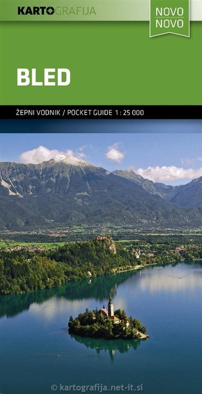 Carte de poche - Bled (Slovénie) | Kartografija carte pliée Kartografija 