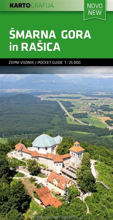 Carte de poche - Šmarna Gora & Rašica (Slovénie) | Kartografija carte pliée Kartografija 