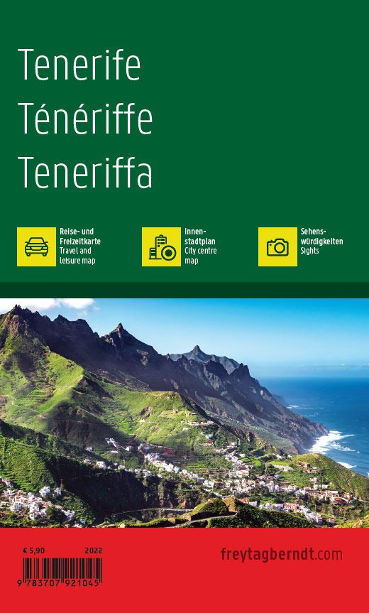Carte de poche - Ténérife | Freytag & Berndt carte pliée Freytag & Berndt 