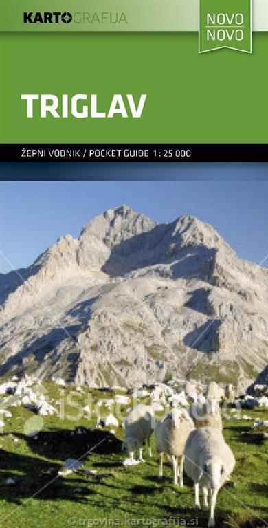 Carte de poche - Triglav (Slovénie) | Kartografija carte pliée Kartografija 
