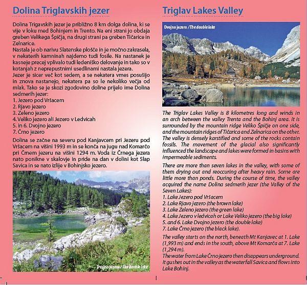 Carte de poche - Triglav (Slovénie) | Kartografija carte de randonnée Kartografija