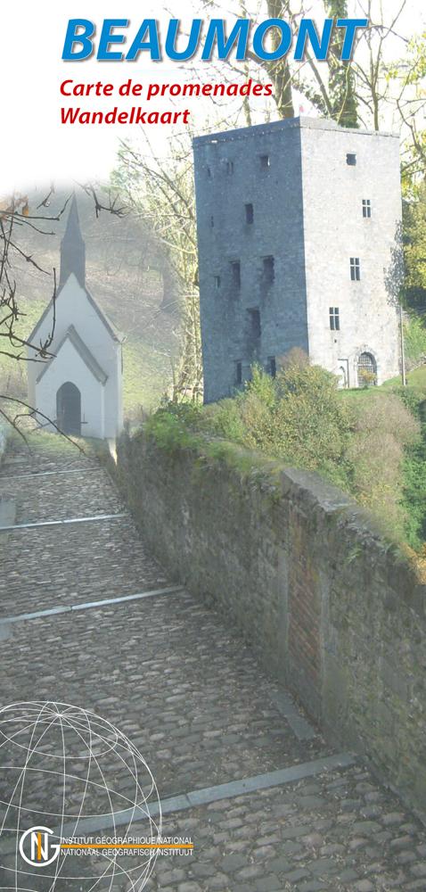 Carte de promenades - Beaumont (Belgique) | NGI carte de randonnée IGN Belgique Default Title