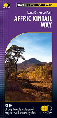 Carte de randonnée - Affric Kintail Way XT40 | Harvey Maps - National Trail maps carte pliée Harvey Maps 