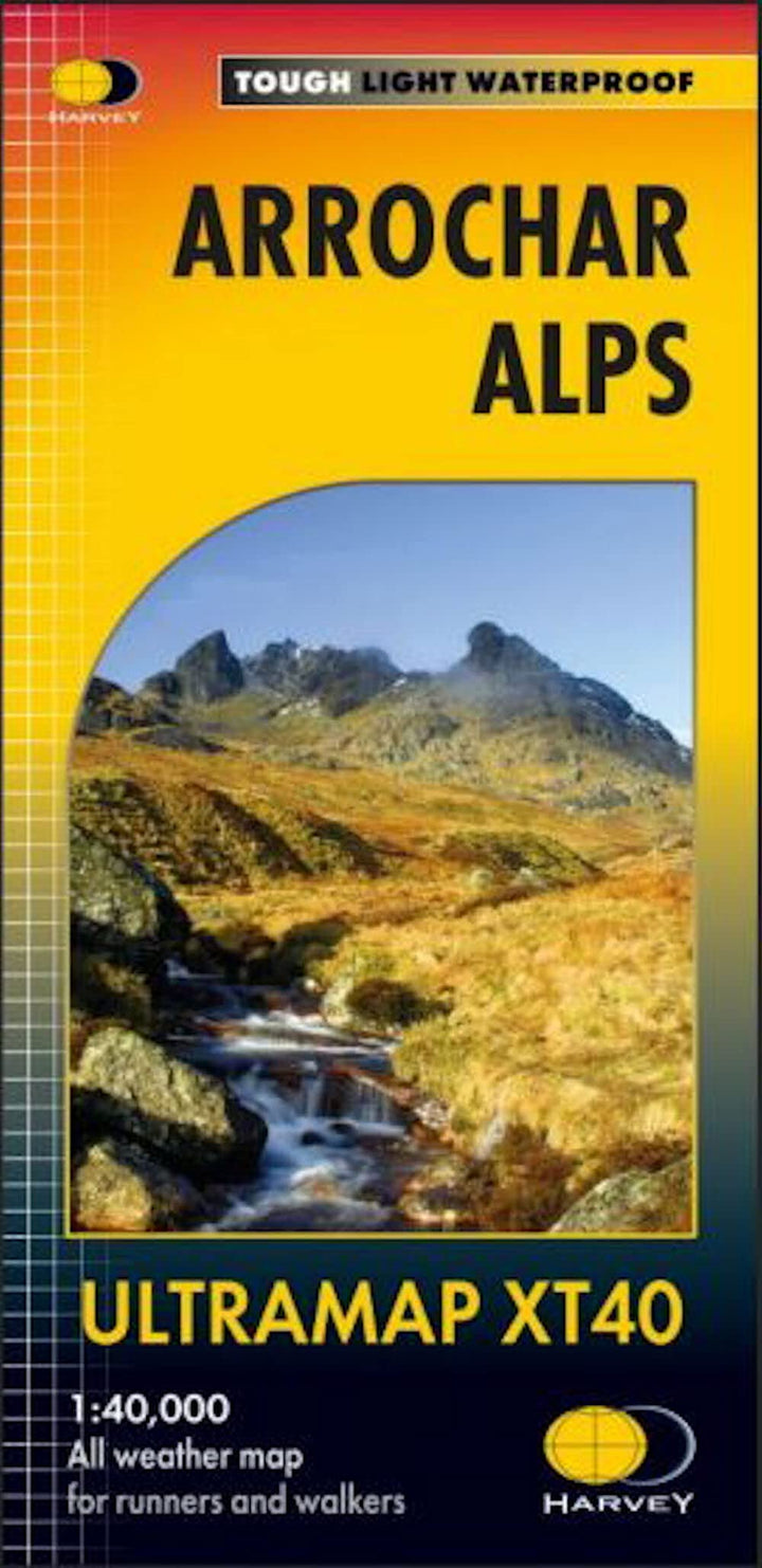 Carte de randonnée - Arrochar Alps XT40 | Harvey Maps - Ultramap carte pliée Harvey Maps 