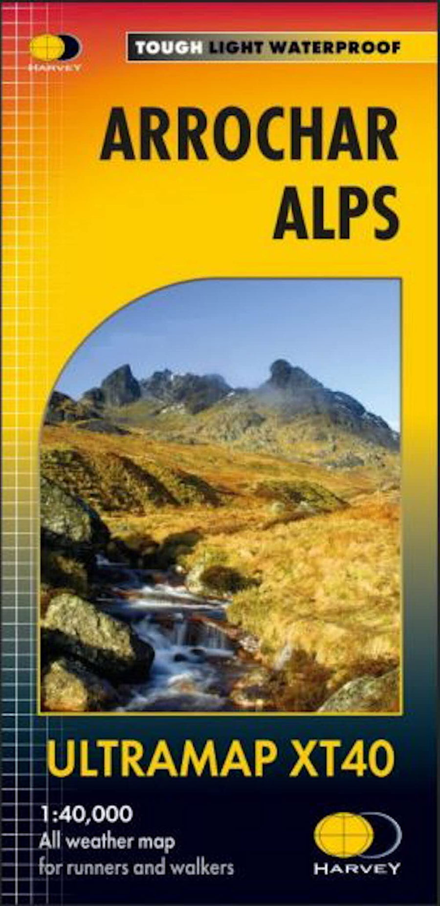 Carte de randonnée - Arrochar Alps XT40 | Harvey Maps - Ultramap carte pliée Harvey Maps 