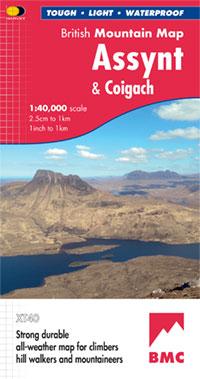 Carte de randonnée - Assynt XT40 BMM | Harvey Maps - British Mountain carte pliée Harvey Maps 