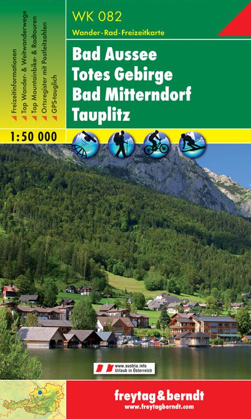 Carte de randonnée - Bad Aussee - Totes Gebirge - Bad Mitterndorf (Alpes autrichiennes), n° WK082 | Freytag & Berndt carte pliée Freytag & Berndt 