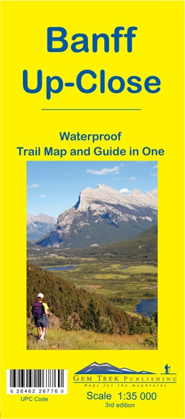 Carte de randonnée - Banff Up-Close (Alberta) | Gem Trek carte pliée Gem Trek Publishing 
