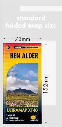 Carte de randonnée - Ben Alder XT40 | Harvey Maps - Ultramap carte pliée Harvey Maps 