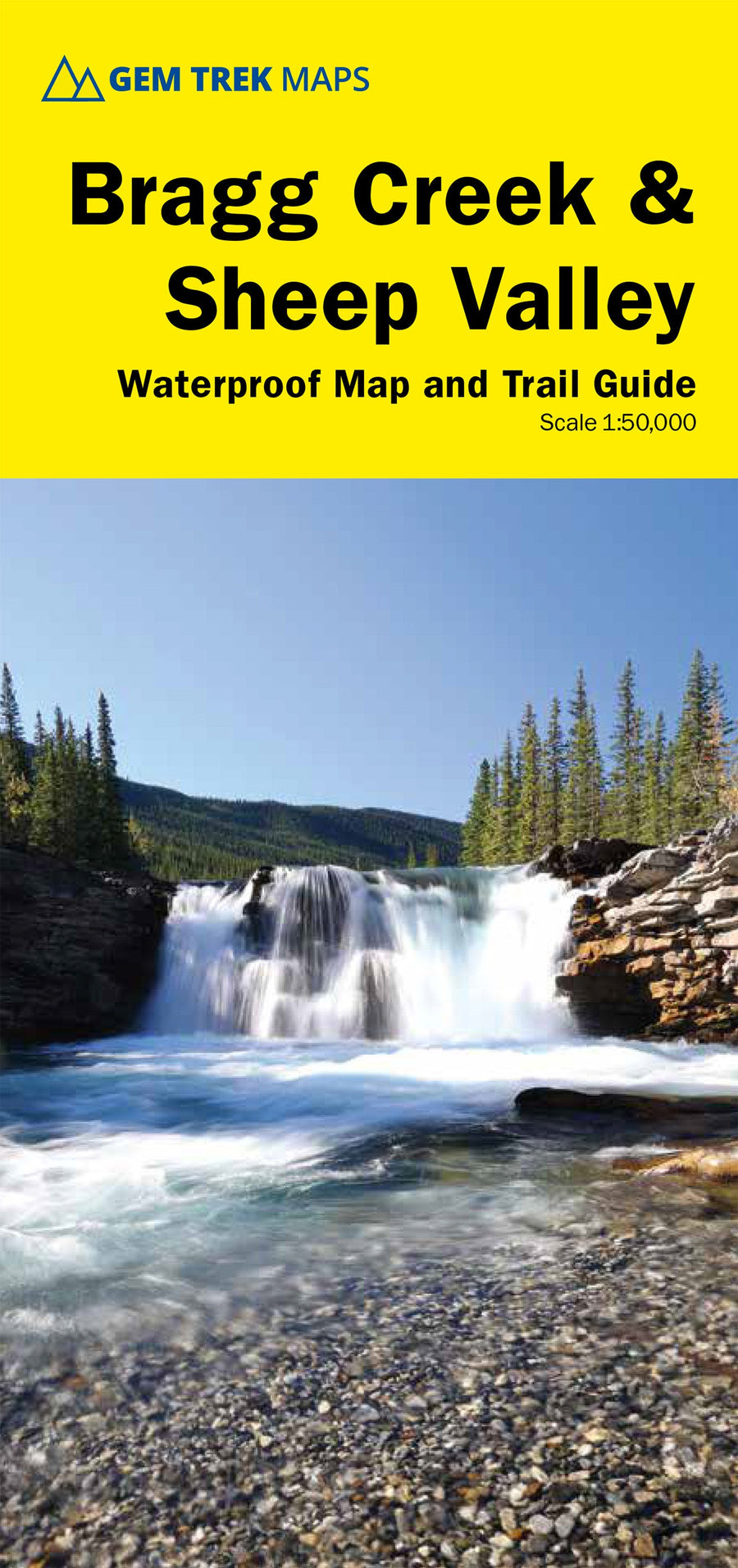 Carte de randonnée - Bragg Creek & Sheep Valley (région de Kananaskis, Alberta) | Gem Trek carte pliée Gem Trek Publishing 