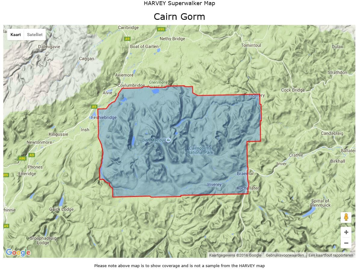 Carte de randonnée - Cairn Gorm & Ben Avon XT25 | Harvey Maps - Superwalker maps carte de randonnée Harvey Maps Default Title