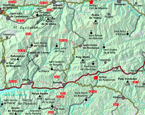 Carte de randonnée - Catllaras, Picancel (Pyrénées catalanes) | Alpina carte de randonnée Editorial Alpina