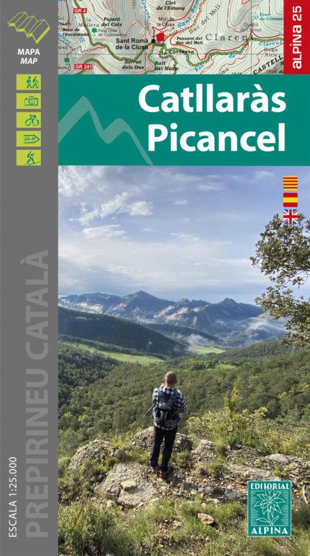 Carte de randonnée - Catllaras, Picancel (Pyrénées catalanes) | Alpina carte de randonnée Editorial Alpina