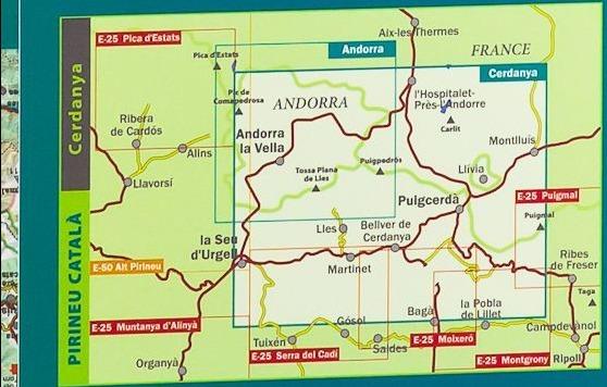 Carte de randonnée - Cerdagne (Pyrénées catalanes) | Alpina carte de randonnée Editorial Alpina