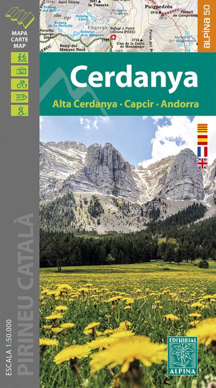 Carte de randonnée - Cerdagne (Pyrénées) | Alpina carte pliée Editorial Alpina 