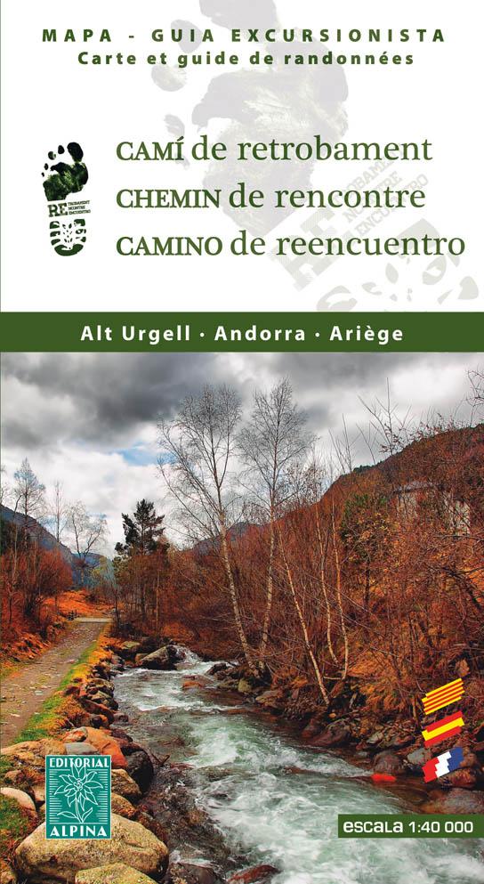 Carte de randonnée - Chemin de rencontre (Andorre, Ariège, Alt Urgel) | Alpina carte de randonnée Editorial Alpina Default Title