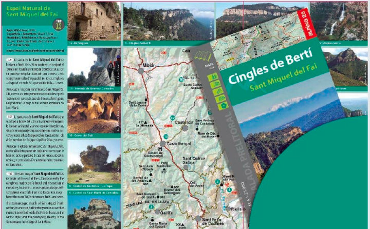 Carte de randonnée - Cingles de Berti (Catalogne), Sant Miquel del Fai - Édition 2020 | Alpina carte pliée Editorial Alpina 