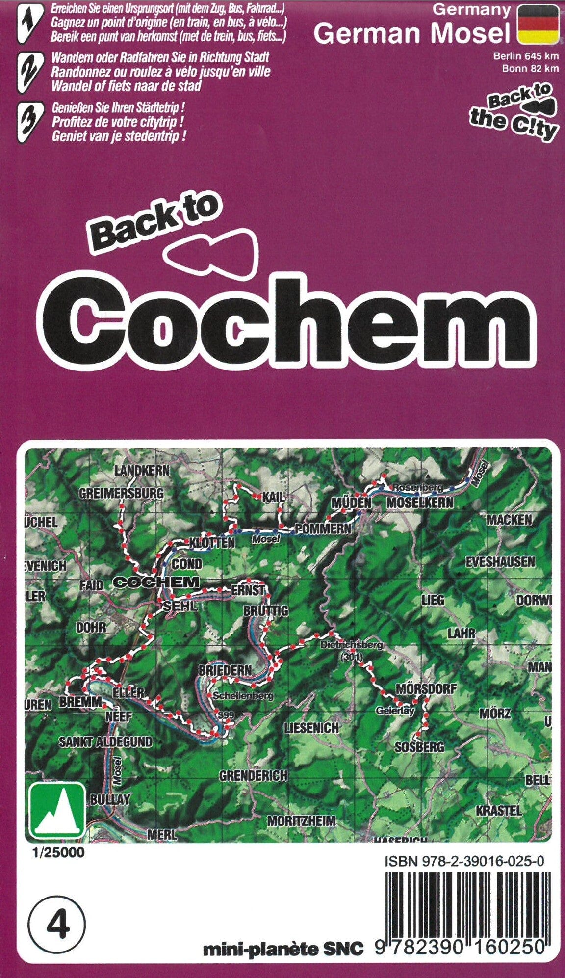 Carte de randonnée - Cochem (Allemagne) | Mini Planet carte de randonnée Mini Planet Default Title