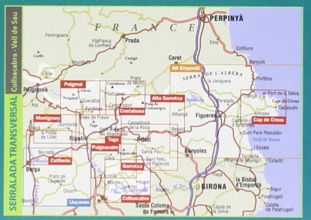 Carte de randonnée - Collsacabra, Vall de Sau (Catalogne) | Alpina carte de randonnée Editorial Alpina